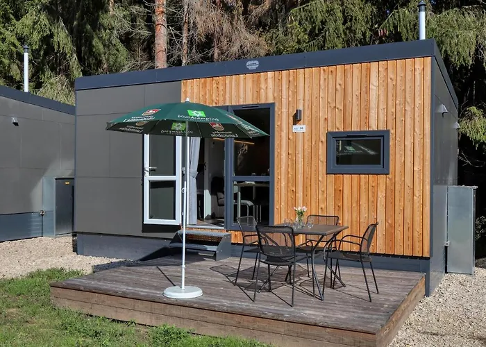 Tiny Haus 66 Am Brombachsee Semesterbostad *